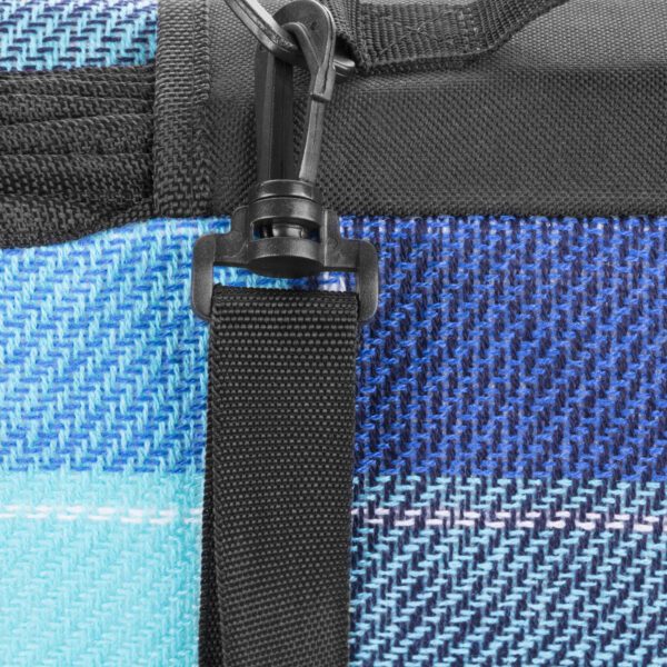 Picknickdeken blauw 150x180 cm waterdicht - Spokey PICNIC FLANNEL