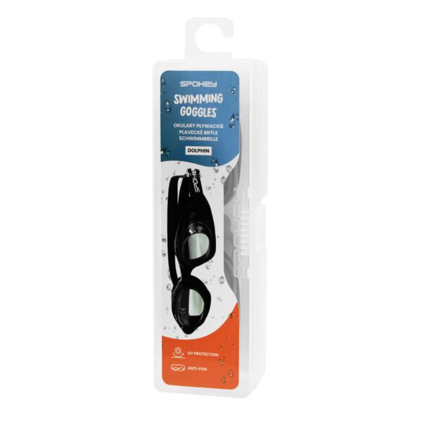 Zwarte zwembril voor junioren met anti-fog - Spokey DOLPHIN