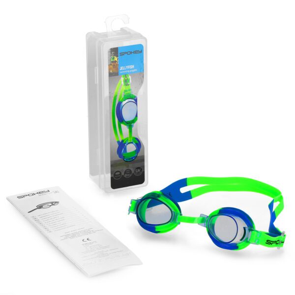Zwembril voor kinderen groen met anti-fog - Spokey JELLYFISH