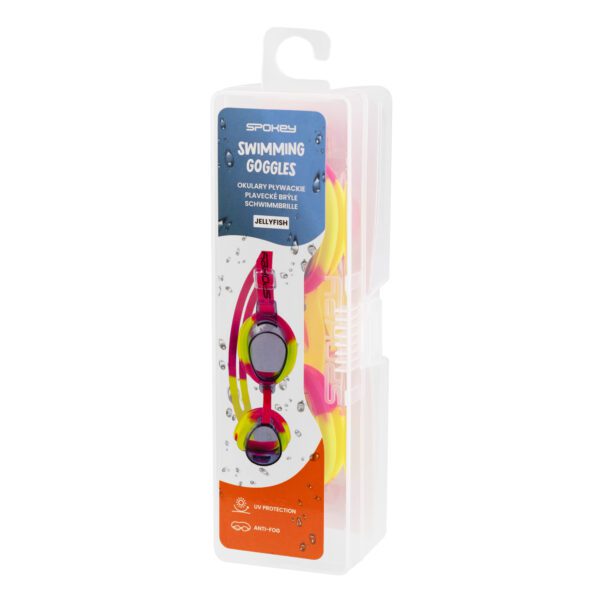 Zwemmen met gele zwembril voor kinderen - Spokey JELLYFISH