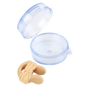 Zwem neusclips met strap transparant - Spokey PELAMIS Zwem neusclips met strap transparant - Spokey PELAMIS