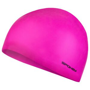 Silicone badmuts roze voor zwemmen - Spokey SUMMER CUP
