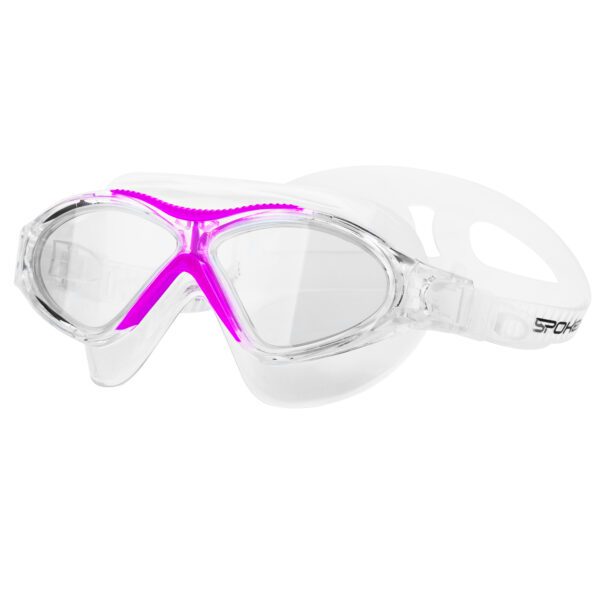 Zwembril voor kinderen roze Spokey VISTA JR - zwembrillen met anti-fog en UV bescherming