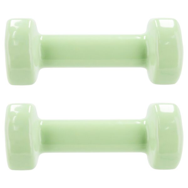 Vinyl dumbbells 2x1 kg groen - Spokey SHAPE