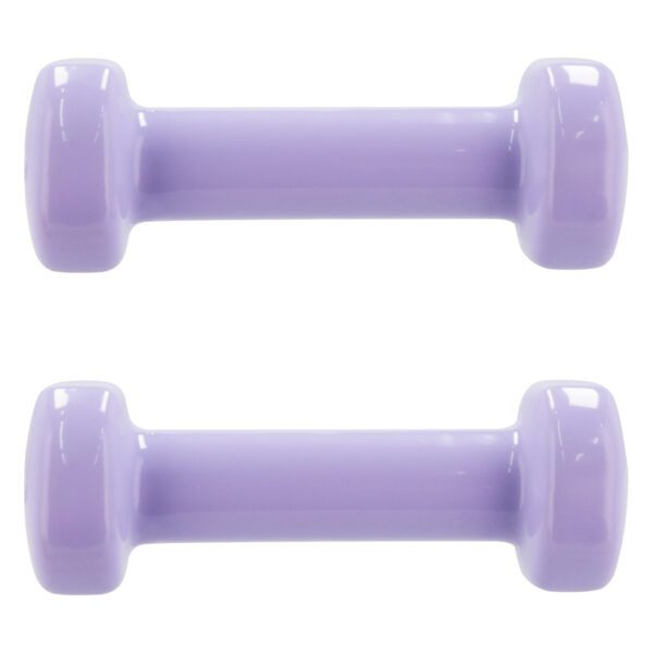 Vinyl dumbbells 2x 0,5 kg paars - Spokey SHAPE