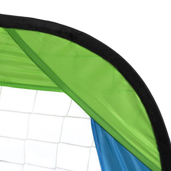 Set van zelfontplooibare voetbaldoelen groen 120x80 cm - Spokey GOALKEEPER II
