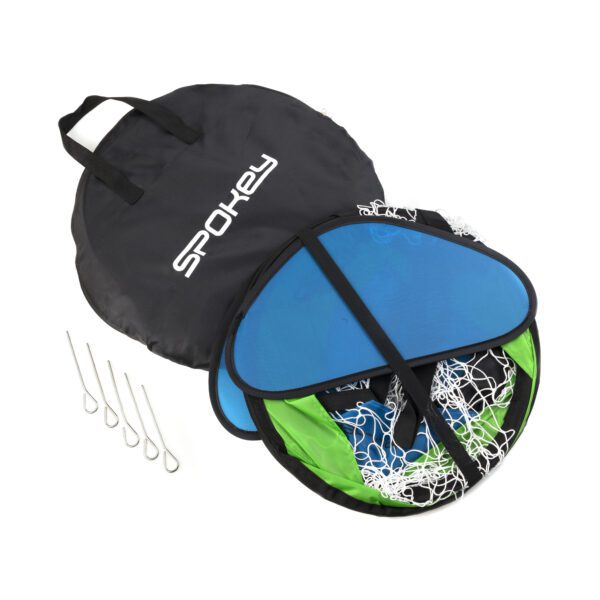 Set van zelfontplooibare voetbaldoelen groen 120x80 cm - Spokey GOALKEEPER II