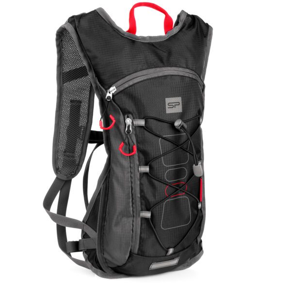 Fietsrugzak zwart 5L met reflecterende elementen - Spokey FUJI