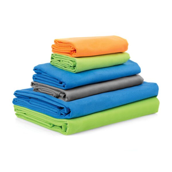 Sneldrogende strandhanddoek 80x150cm groen - Spokey SIROCCO