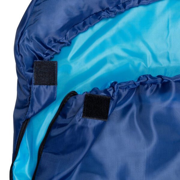 Mummy slaapzak blauw 220 cm voor camping - Spokey GLOBTROTTER