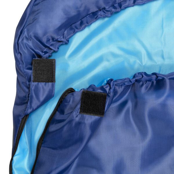 Mummy slaapzak blauw 220 cm voor camping - Spokey GLOBTROTTER