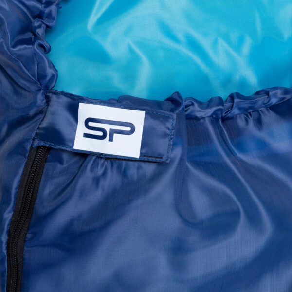 Mummy slaapzak blauw 220 cm voor camping - Spokey GLOBTROTTER