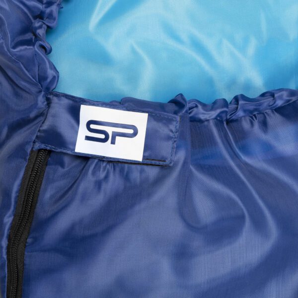 Mummy slaapzak blauw 220 cm voor camping - Spokey GLOBTROTTER