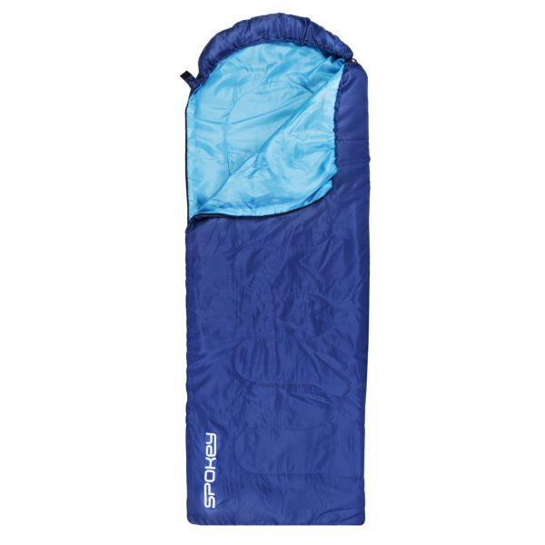 Slaapzak Spokey Monsoon - lichtgewicht mummy 220 cm blauw