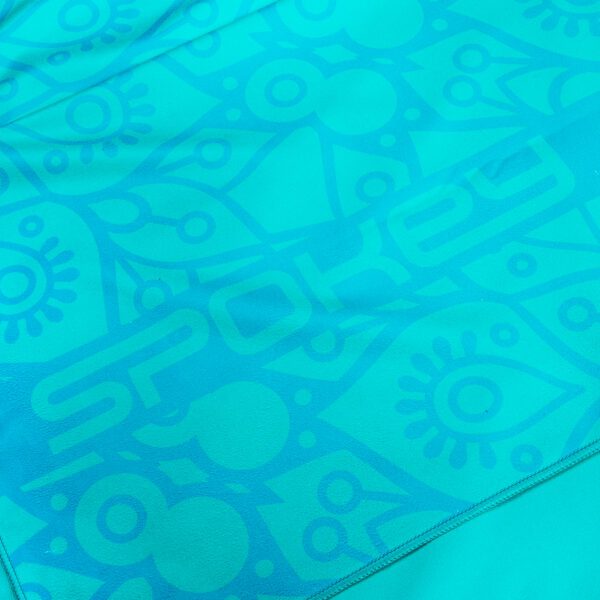 Strandhanddoek turquoise 80x160 cm - Spokey MANDALA TOWEL