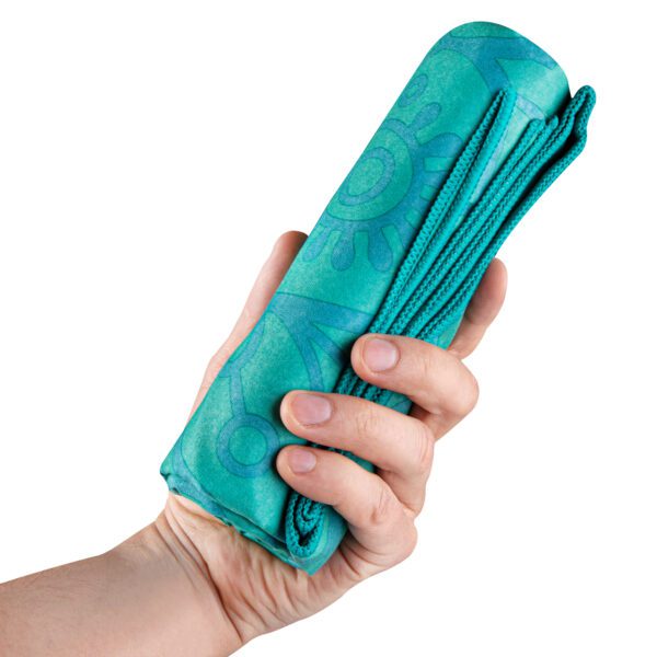 Strandhanddoek turquoise 80x160 cm - Spokey MANDALA TOWEL