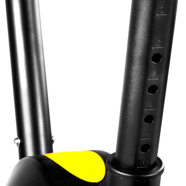 Hometrainer met display - Weerstand 3.5 kg - Zwart / Geel - Spokey Raptor