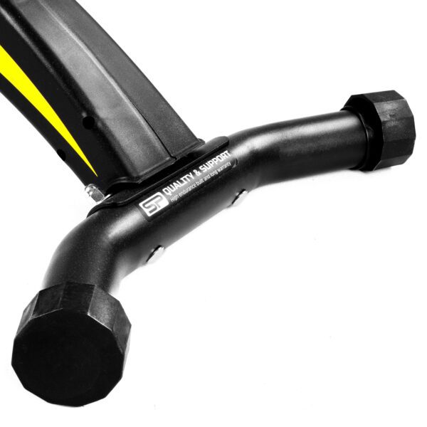 Hometrainer met display - Weerstand 3.5 kg - Zwart / Geel - Spokey Raptor
