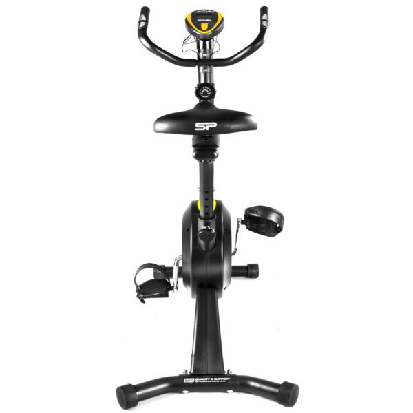 Hometrainer met display - Weerstand 3.5 kg - Zwart / Geel - Spokey Raptor