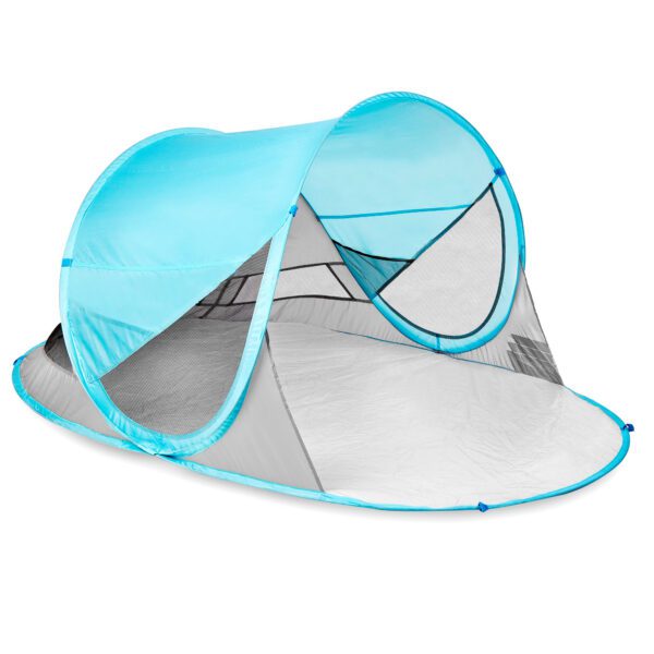 Stratus strandtent blauw - Spokey STRATUS Parawan plażowy BL
