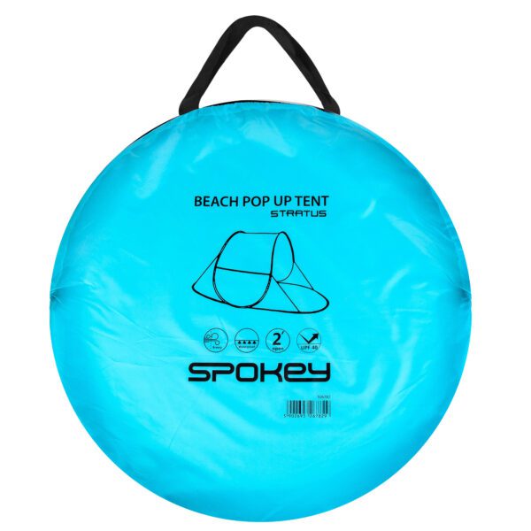 Stratus strandtent blauw - Spokey STRATUS Parawan plażowy BL