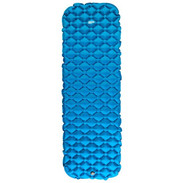 Ultralicht luchtbed blauw met unieke pomp - Spokey AIR BED