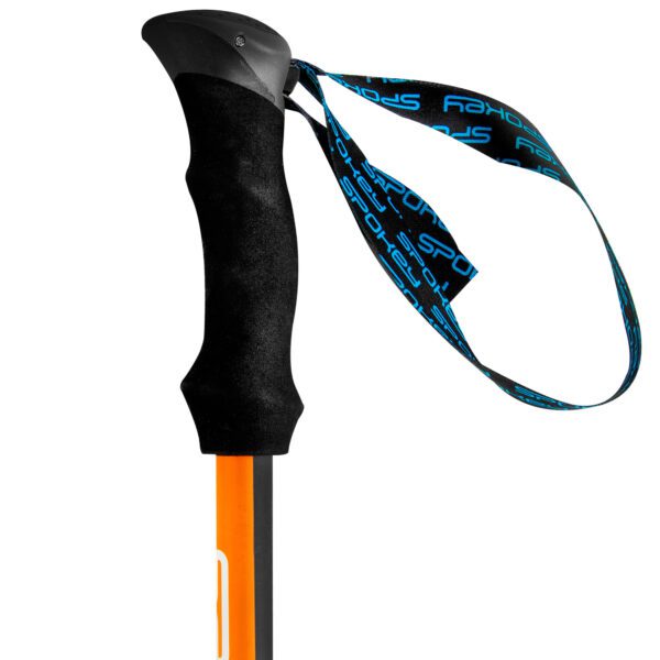 Trekkingstokken oranje verstelbaar 105-135 cm - Spokey ZION KIJE
