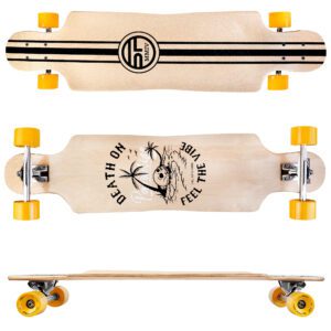 Freeride longboard skateboard voor hoge snelheden - Spokey LONGBAY Freeride longboard skateboard voor hoge snelheden - Spokey LONGBAY