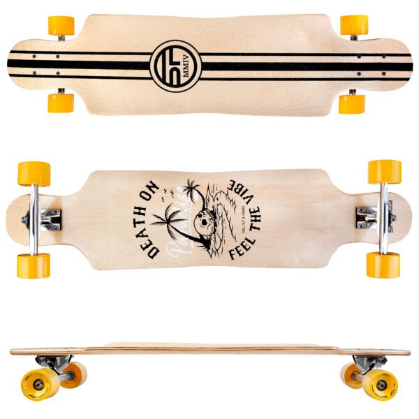 Freeride longboard skateboard voor hoge snelheden - Spokey LONGBAY