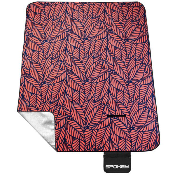 Grote waterproof picknickdeken met draagriem - Spokey PICNIC LEAF