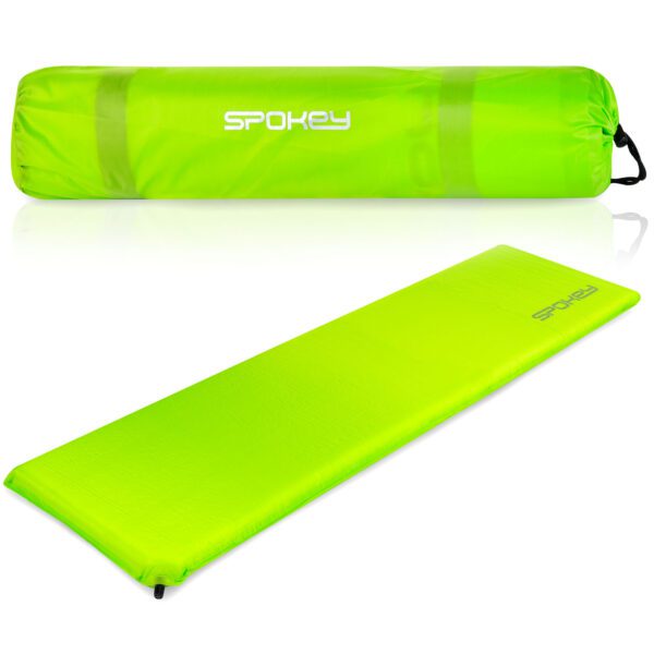 Zelfopblaasbare slaapmat groen 180x50 cm - Spokey FATTY