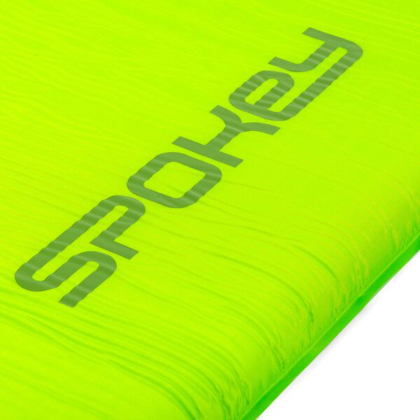 Zelfopblaasbare slaapmat met kussen groen 186x50 cm - Spokey SAVORY PILLOW