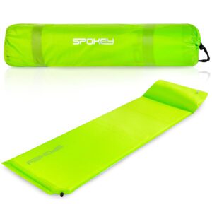 Zelfopblaasbare slaapmat met kussen groen 186x50 cm - Spokey SAVORY PILLOW Zelfopblaasbare slaapmat met kussen groen 186x50 cm - Spokey SAVORY PILLOW