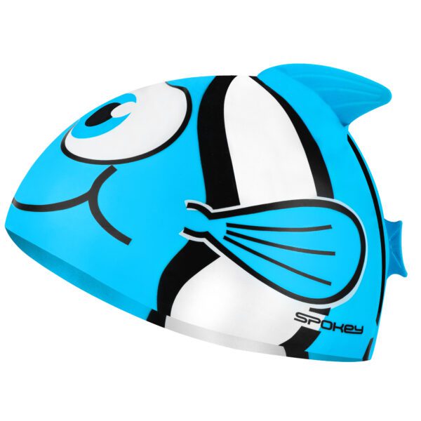 Turquoise silicone badmuts voor kinderen - Spokey RYBKA MARLIN