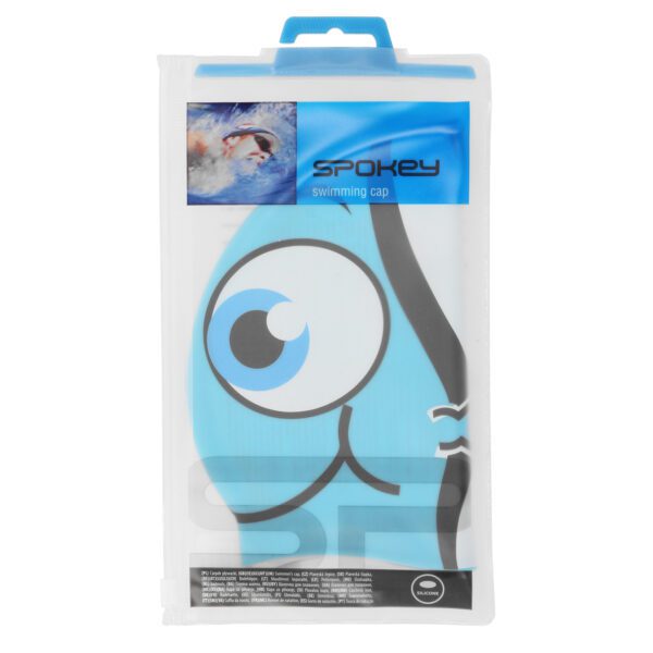 Turquoise silicone badmuts voor kinderen - Spokey RYBKA MARLIN