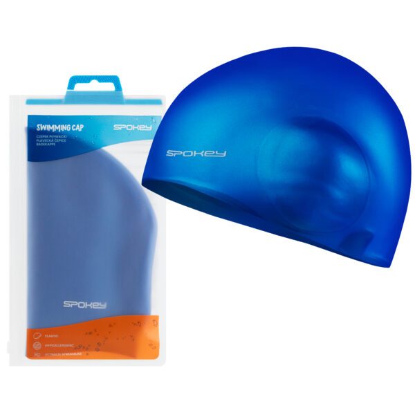 Badmuts blauw met oorbescherming - Spokey EARCAP