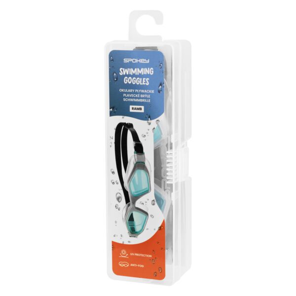 Zilveren zwembril Spokey RAMB met anti-fog en UV-bescherming - Spokey RAMB