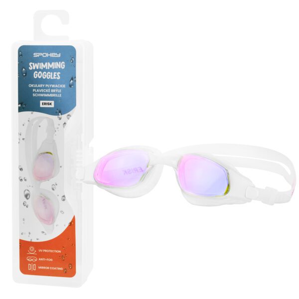 Zwembril roze Spokey ERISK met anti-fog en UV-bescherming - Spokey ERISK