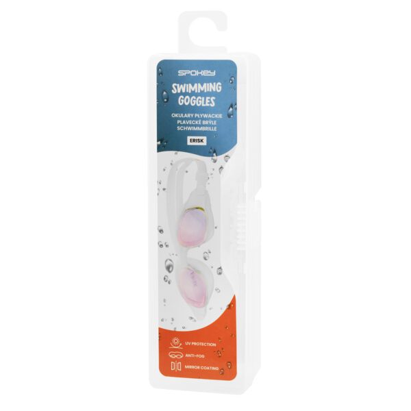 Zwembril roze Spokey ERISK met anti-fog en UV-bescherming - Spokey ERISK
