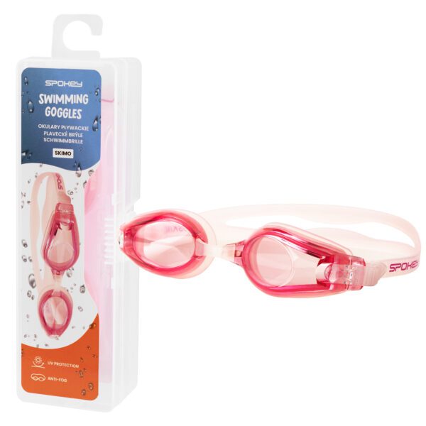Zwembril roze Spokey SKIMO met Anti-Fog en UV-bescherming - Spokey SKIMO