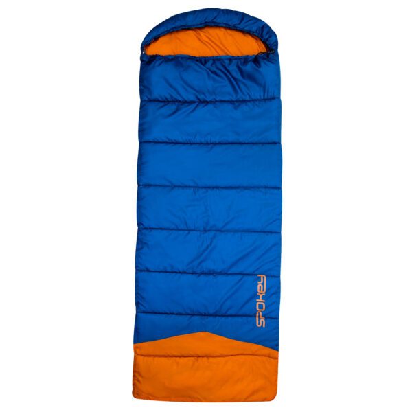 Slaapzak Spokey OUTLAST 220x75 cm - oranje, mummy/envelope, voor lente-zomer