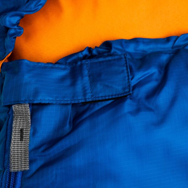 Slaapzak Spokey OUTLAST 220x75 cm - oranje, mummy/envelope, voor lente-zomer