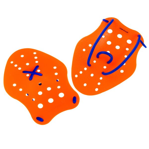 Handpaddles voor zwemmen oranje L - Spokey DIGIT