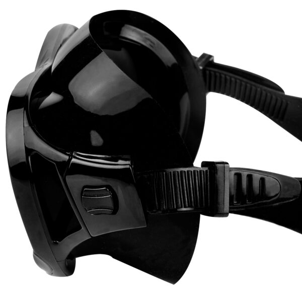 Duikbril zwart met teardrop glazen - Spokey TENH