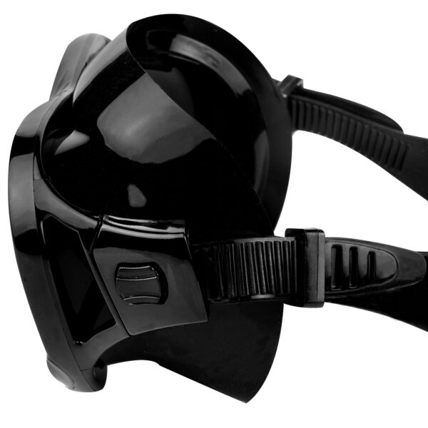Duikbril zwart met teardrop glazen - Spokey TENH