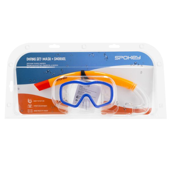 Diving set blauw voor junioren - Spokey BOMBI BOY