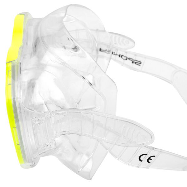 Snorkelset met duikbril en vinnen - Spokey BOJKO ZESTAW ABC S groen