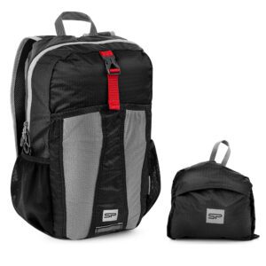 Vouwbare rugzak zwart 18L waterdicht - Spokey HIDDEN PEAK Vouwbare rugzak zwart 18L waterdicht - Spokey HIDDEN PEAK