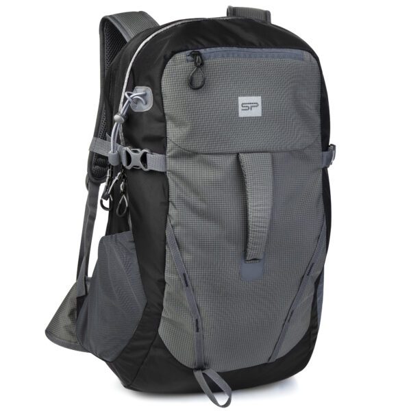 35L zwarte hiking rugtas met ventilatiesysteem - Spokey BUDDY