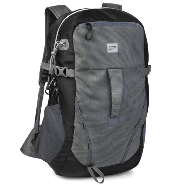 35L zwarte hiking rugtas met ventilatiesysteem - Spokey BUDDY